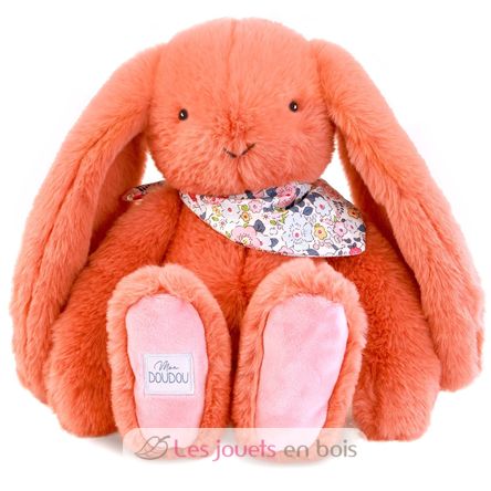 Terrakotta Fleurette-Kaninchen-Plüsch 35 cm DC4303 Doudou et Compagnie 1