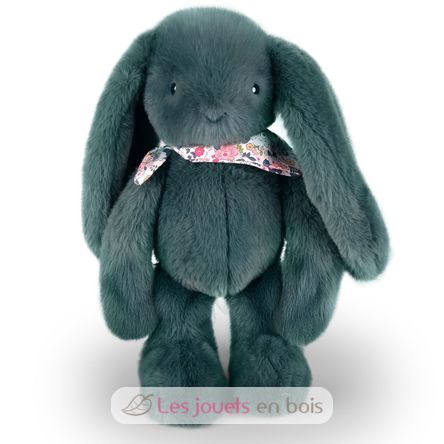 Grünes Fleurette-Kaninchen-Plüsch 35 cm DC4305 Doudou et Compagnie 3