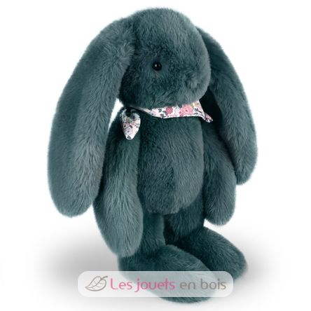 Grünes Fleurette-Kaninchen-Plüsch 35 cm DC4305 Doudou et Compagnie 4
