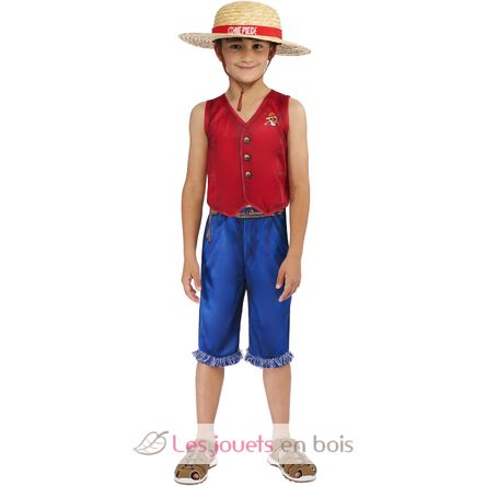 Luffy One Piece Kinderkostüm, 9-10 Jahre R1003074-T910 Rubies 2