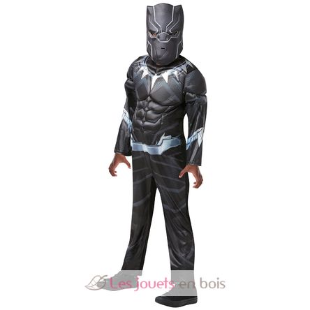 Black Panther Deluxe Kinderkostüm, 5-6 Jahre RU-R640909-T56 Rubies 1
