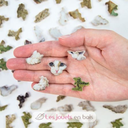 Zwei Kätzchen von Ronner-Knip A1368-80 Puzzle Michele Wilson 2