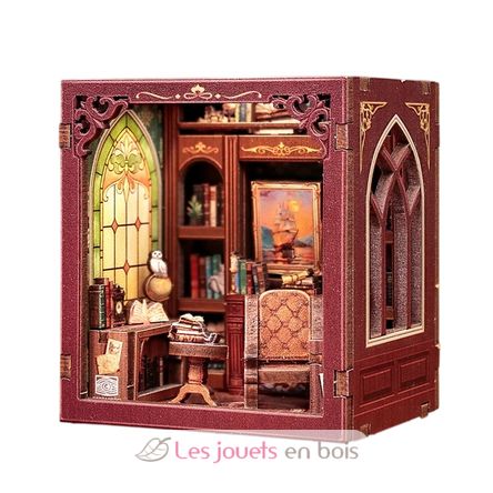 Mini Book Nook Das Wohnzimmer des Gentlemans CT101 Cartartem 1
