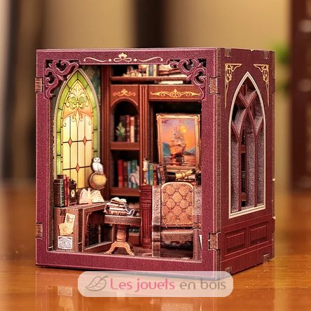 Mini Book Nook Das Wohnzimmer des Gentlemans CT101 Cartartem 2