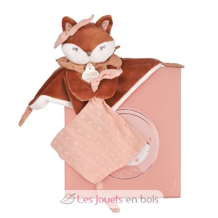 Mina Fox Schnullerclip-Kuscheltier 20 cm DC4686 Doudou et Compagnie 1