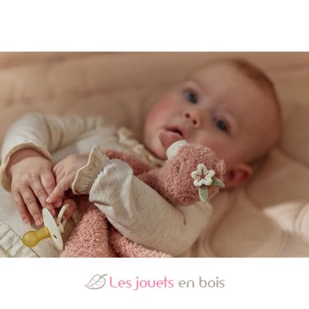 Kuscheltuch Flamingo Safari Friends LD8329 Little Dutch 6