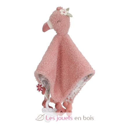 Kuscheltuch Flamingo Safari Friends LD8329 Little Dutch 1