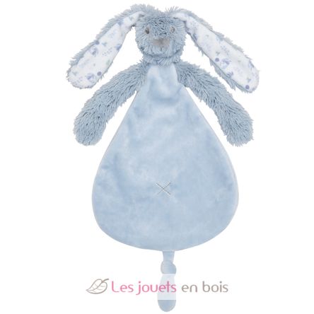 Kuscheltier Hase Richie blau mit Muster 25 cm HH134572 Happy Horse 1