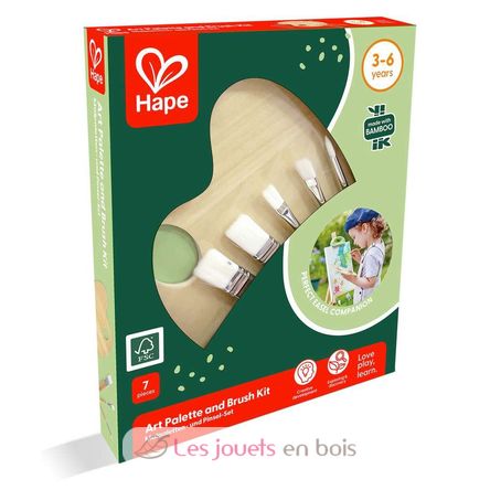 Malpaletten- und Pinsel-Set HA-E2013 Hape Toys 3