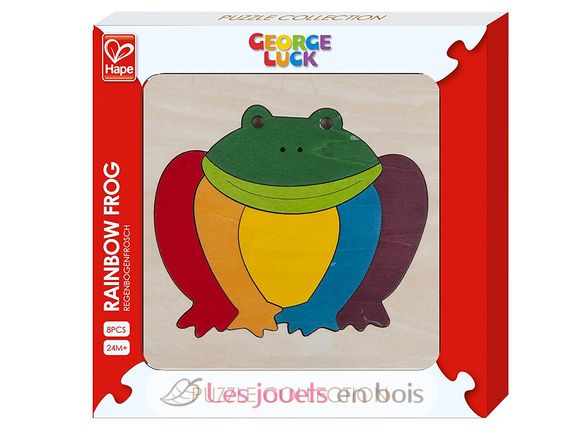Puzzle - Regenbogenfrosch HA-E6503 Hape Toys 3