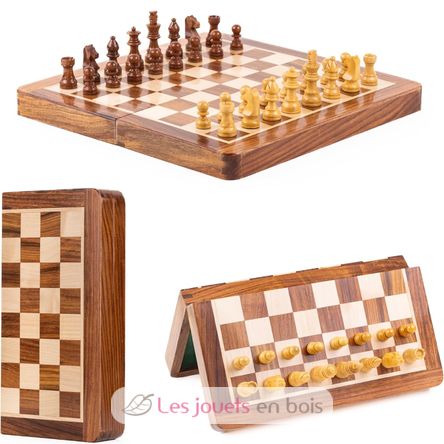 Klappbares Schachbrett 35 cm König 76 mm WJ-ECBM14S Wilson Jeux 1