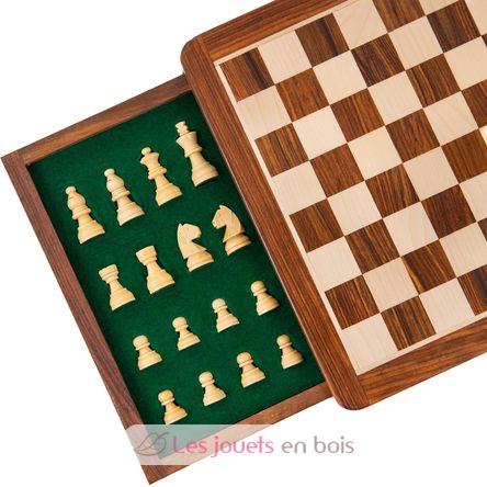 Schachspiel mit Schublade 25 cm König 45 mm WJ-ESBM10S Wilson Jeux 4