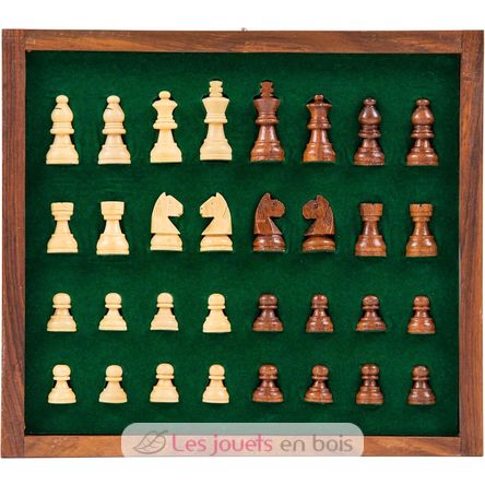 Schachspiel mit Schublade 25 cm König 45 mm WJ-ESBM10S Wilson Jeux 3