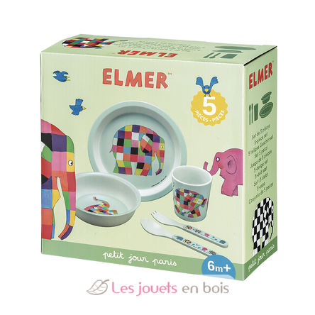 5 teiliges Geschirrset Elmer PJ-EL701P Petit Jour 2