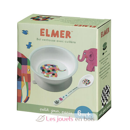 Elmer Saugnapf mit Löffel PJ-EL702P Petit Jour 2