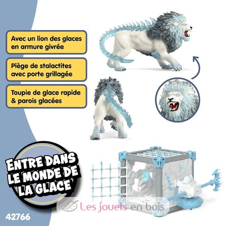 BattleCave Eislöwen-Figur SC-42766 Schleich 4
