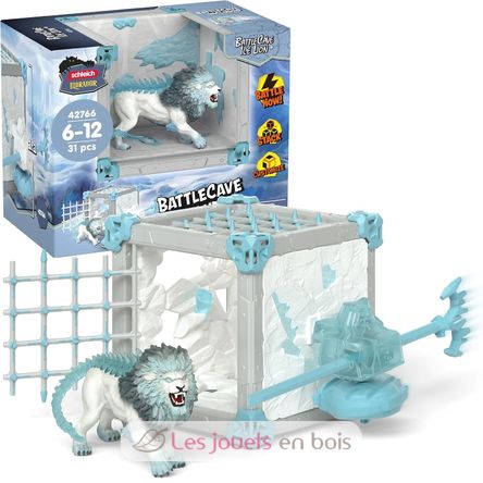 BattleCave Eislöwen-Figur SC-42766 Schleich 1