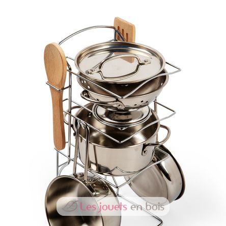 Kinder Topf- und Pfannenset BJ36019 Bigjigs Toys 4