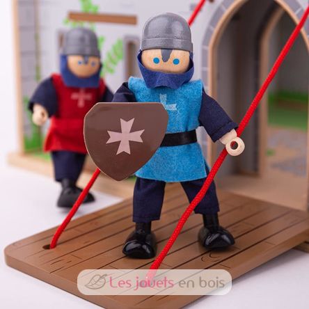 Puppenset mittelalterliche Ritter BJ-JT162 Bigjigs Toys 3