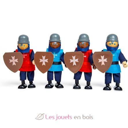 Puppenset mittelalterliche Ritter BJ-JT162 Bigjigs Toys 1