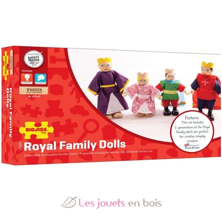 Puppenset königliche Familie BJ-JT160 Bigjigs Toys 3
