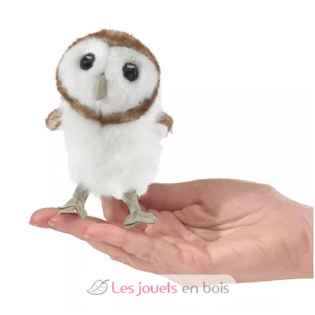 Fingerpuppe Schleiereule FO-2645 Folkmanis 1
