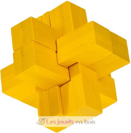 Bambus-Puzzle "gelbes Kreuz" RG-17188 Fridolin 1