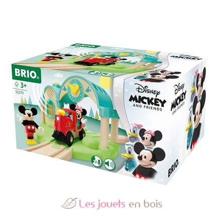 Micky Maus Bahnhof mit Aufnahmefunktion BR-32270 Brio 2