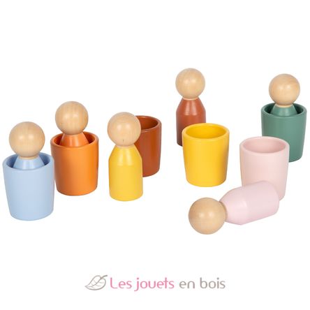 Montessori Sortierbecher mit Figuren LE12813 Small Foot company 5
