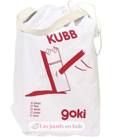 Mini-KUBB, Wikinger-Spiel GO56745-5251 Goki 2