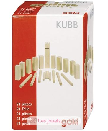 Mini-KUBB, Wikinger-Spiel GO56745-5251 Goki 3