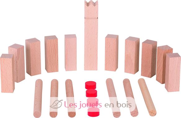 Mini-KUBB, Wikinger-Spiel GO56745-5251 Goki 1