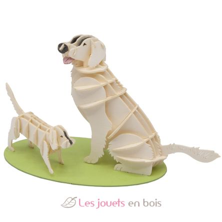 3D Papiermodell - Golden Retriever FRI-11717 Fridolin 1