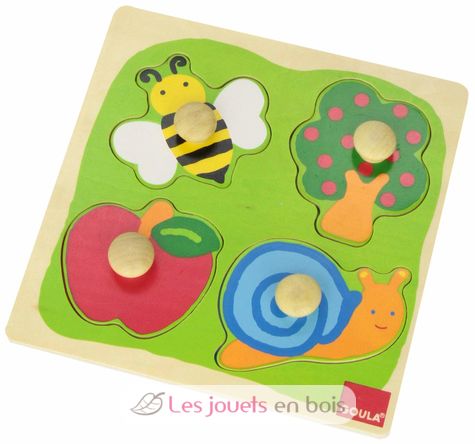 Puzzlespiel Biene, Schnecke... GO53010-2798 Goula 2