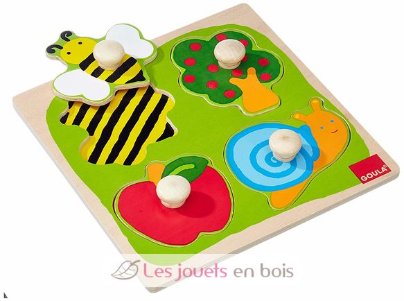 Puzzlespiel Biene, Schnecke... GO53010-2798 Goula 1