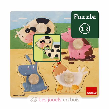 Nutztiere Puzzle GO53069 Goula 2