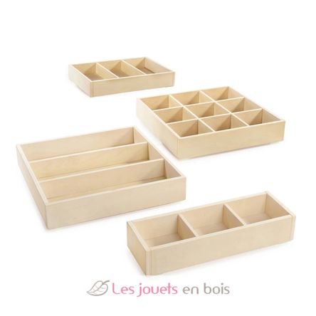 Stapelbare Sortierschalen aus Holz G4704 Guidecraft 3