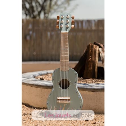 Grüne Holzgitarre Safari Friends LD7470 Little Dutch 8