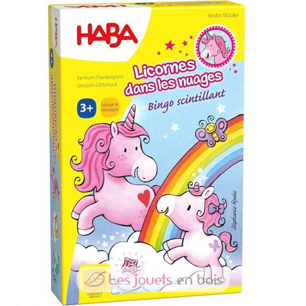 Einhorn Glitzerglück – Funkel-Bingo HA-303648 Haba 1