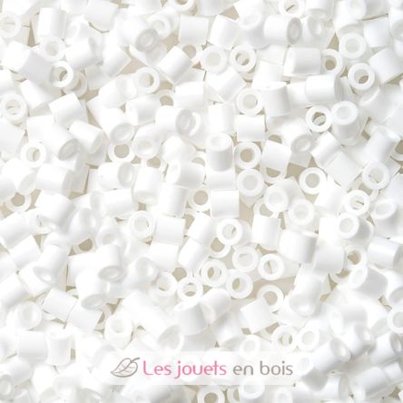 Tüte mit 1000 Kunststoffperlen Midi Weiß HAMA-207-01 Hama 2