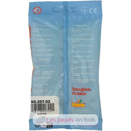 Tüte mit 1000 Kunststoffperlen Midi Creme HAMA-207-02 Hama 4