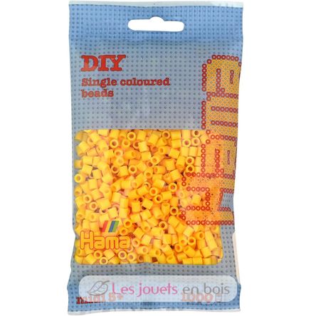 Tüte mit 1000 Kunststoffperlen Midi gelb HAMA-207-03 Hama 1