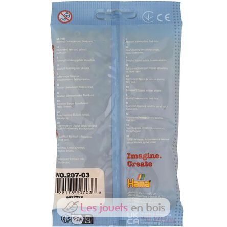 Tüte mit 1000 Kunststoffperlen Midi gelb HAMA-207-03 Hama 6