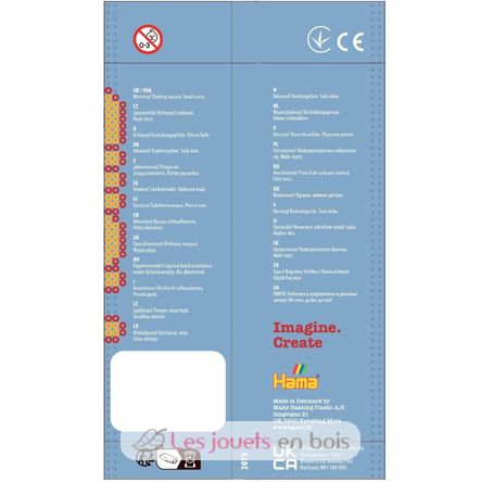 Tüte mit 1000 Kunststoffperlen Midi gelb HAMA-207-03 Hama 7