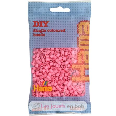 Tüte mit 1000 Kunststoffperlen Midi Rosa HAMA-207-06 Hama 1