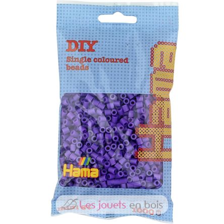 Tüte mit 1000 Kunststoffperlen Midi Violett HAMA-207-07 Hama 1