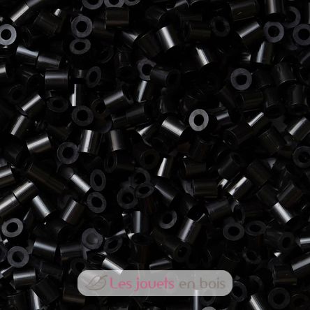 Tüte mit 1000 Kunststoffperlen Midi Schwarz HAMA-207-18 Hama 1
