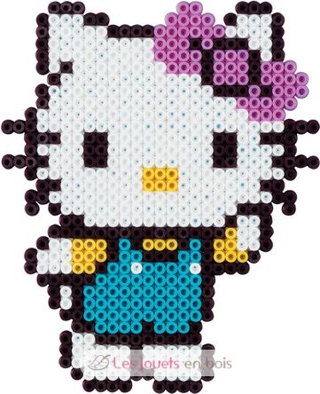 Tüte mit 1000 Kunststoffperlen Midi Schwarz HAMA-207-18 Hama 3