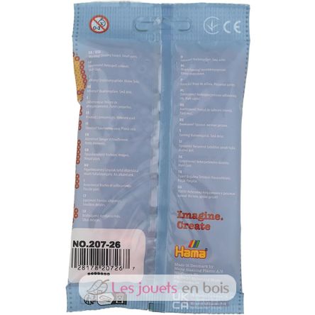 Tüte mit 1000 Kunststoffperlen Midi Fleisch HAMA-207-26 Hama 4