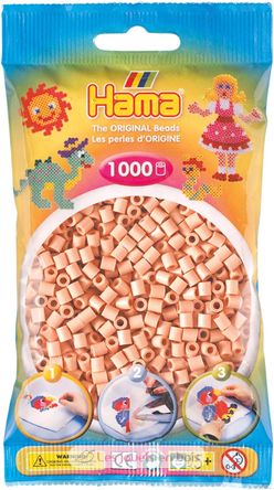 Tüte mit 1000 Kunststoffperlen Midi Fleisch HAMA-207-26 Hama 2